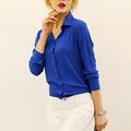 MuLian 5 Colors Fashion Womens Blouse Chiffon Blouse OL Long Sleeve Work Wear Elegant Ladies Formal