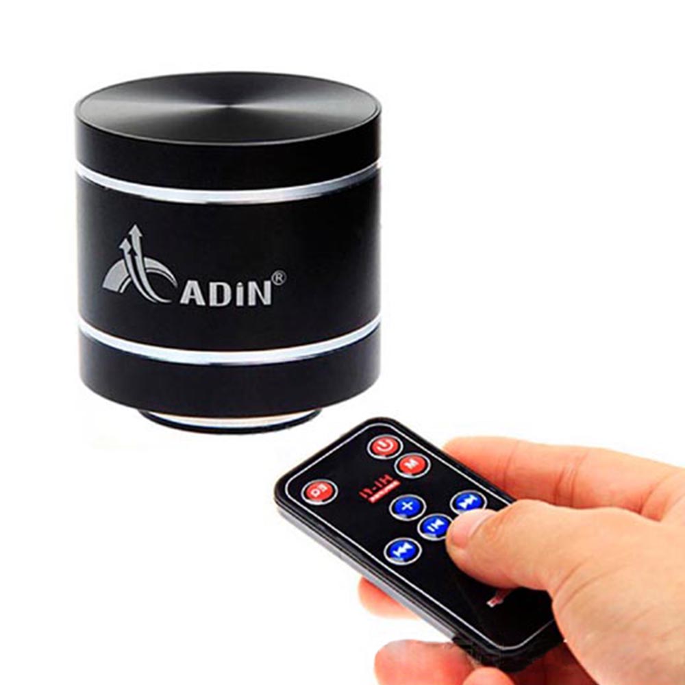 MINI Speaker Adin Dwarf Omni Directional Audio Rechargeable USB Vibration Speaker Remote Control