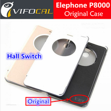 Elephone P8000 case 100% Original With Hall Switch Luxury Protector Leather Case Cover Flip Stylish + Free Shipping + In Stock