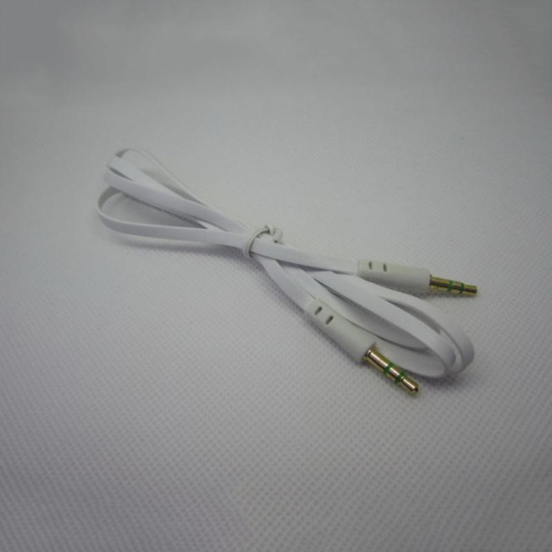 3.5mm Male to Male Stereo Audio Jack AUX Auxiliary Cable for iPod/iphone/LG Car 1m 3ft Extension noodle headphone cord cables