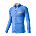 Men s Shirt 2016 New Casual Shirts Long Sleeved Men s Shirt Slim Fit Male Shirt