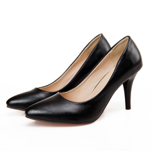 ARMOIRE Brand New Hot Fashion Women Nude Pumps Black White Beige Ladies High Heels Shoes Breathable
