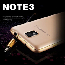 Luxury 3D Arc Edge Metal Back Case For Samsung Note 3 N9000 Ultra Thin Aviation Aluminum