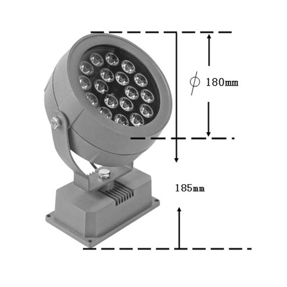 Купить 18W rgb светодиодная лампа свет красочные проекции открытый ...