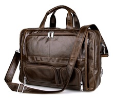 5Pcs/Lot Men’s Genuine Leather Laptop Bag/Briefcase Portfolio