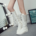 Spring and Autumn 2016 New Brand Women Fashion Casual Shoes Tall Canister Boots New High Help