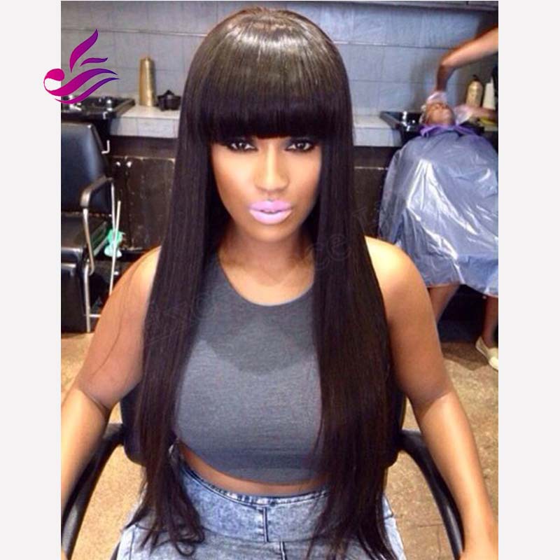Chinese Bang Wig Black Hair | cheap virgin peruvian chinese bang wigs full lace front Chinese Bang Wig Black Hair | cheap virgin peruvian chinese bang wigs full lace front