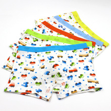 2015 New Boys Baby Modal Underwear Top Quality Car Cartoon Panties 2 to 7 Years Boxer Briefs Free Shipping 5pcs/lot