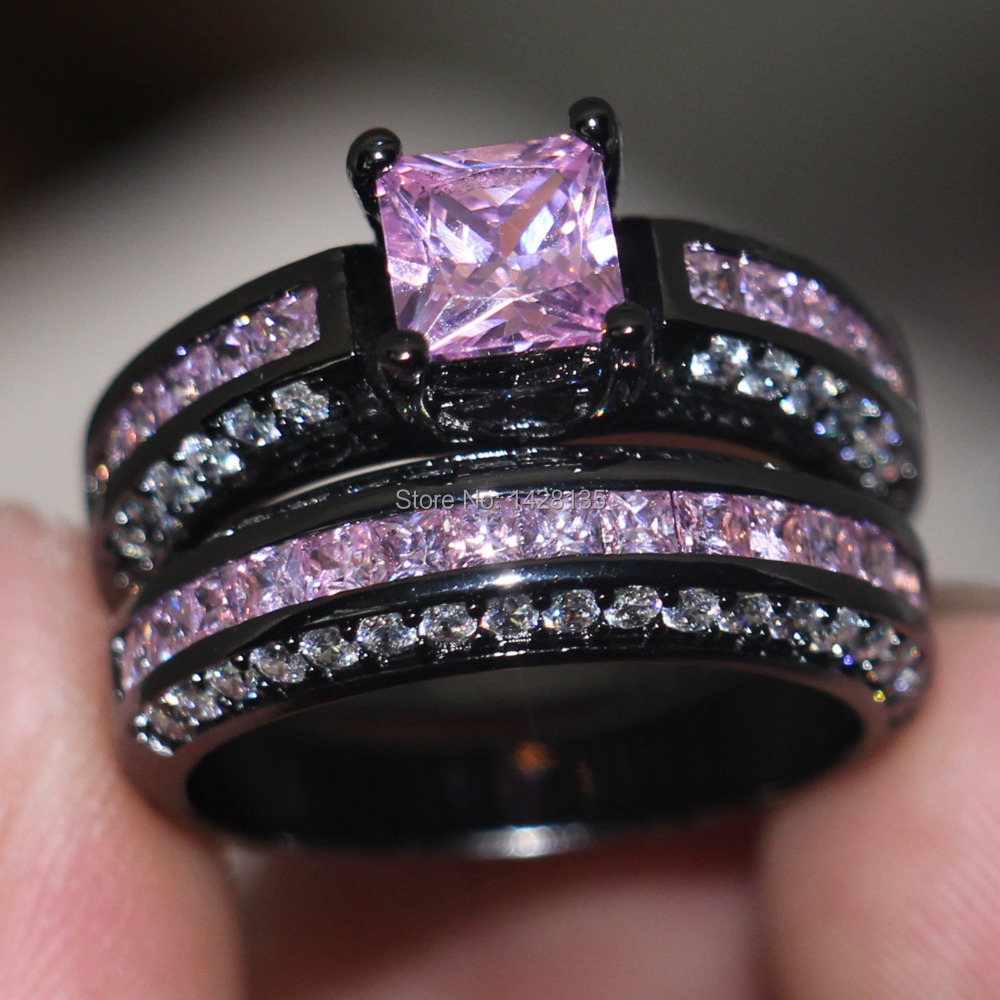 Pink engagement rings cheap