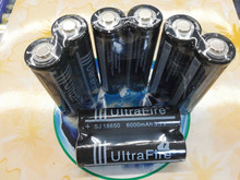 20pcs lot 3 7V 6000mAh 18650 Li ion Rechargeable Battery for Flashlight