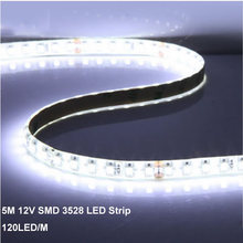 Hot sale IP65 Waterproof 5m Flexible 600 LED Strip Light SMD 3528 LED tape Ribbon Cool