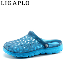 Male and female same paragraph All-season garden flat with shoes Men and woman fashion mules clogs sandal slippers EVA material