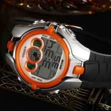 OHSEN Boys Kids Children Digital Sport Watch Alarm Date Chronograph 7 Colors LED Back Light Waterproof