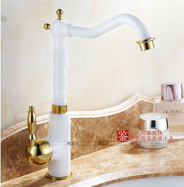 Фотография New Fasion Style Artistic Creative Stainless Steel Surface Bathroom Basin Sink Faucet Mixer Tap