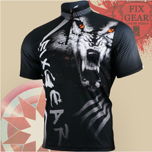 FIXGEAR BM-1802 Casual Men’s Short Sleeve Jersey 1/4 Zip up T Shirts Breathable Quick Dry Workout Fitness Clothing S-3XL