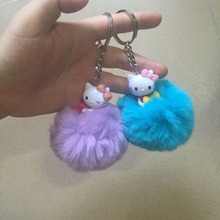 Мода Kawaii Hello Kitty брелки Брелок Кулон Цифры игрушки Бесплатная доставка