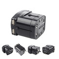 Wholesale Universal Travel Power Plug Adapter Socket US AU UK to EU Plug Travel Wall Converter