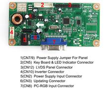 M RT2270 LCD LED Controller Driver Board VGA LVDS Monitor Reuse Laptop 1366x768 For LP156WH2 TL
