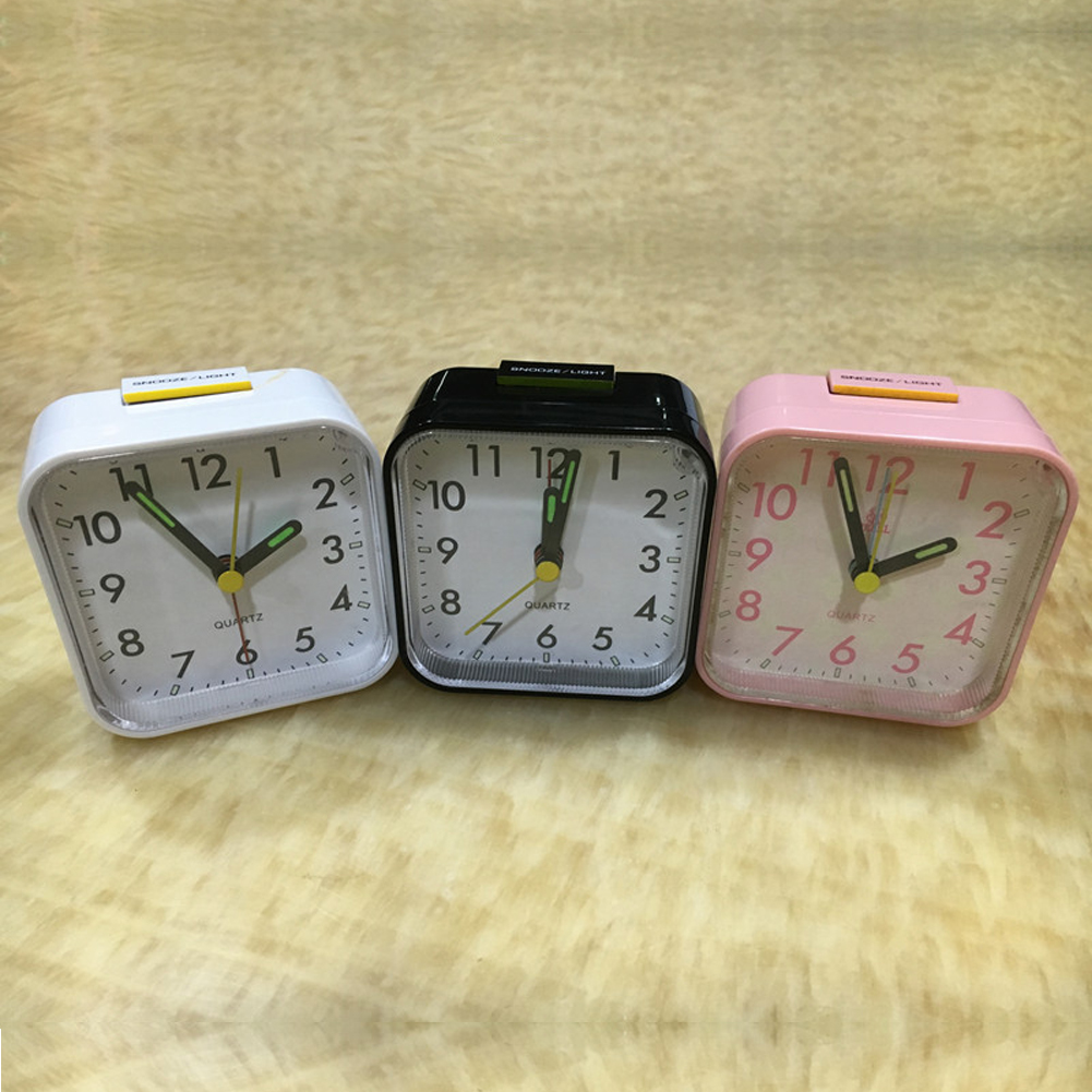 2019 New Easy To Read Alarm Clock Bedside Luminous Glow In The Dark