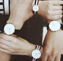 2015 Newest Brand Watch Women Men Nylon Strap Military Quartz Wristwatch Clock hombre 40mm