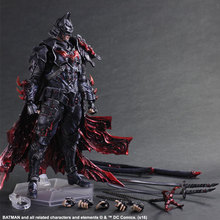 DC Comics Play Arts Kai Justice League America Anime Batman Knight Bushido Limited Edition Action Figure Toys 27cm Model 0521