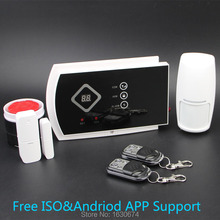99 wireless & 2 wired zone home security alarm system ISO & android APP support free shipping