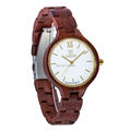 Women Dress Watch Lady Women Wooden Quartz Watch Display Bangle Natural Wood Watches Relogio In Gift