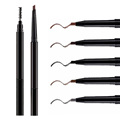 Fashion Two Ends Eyebrow Makeup Pencil Pen Brush Natural Eye Cosmetic Eyebrow Painting Pencil Pen Trimming