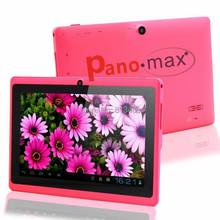 7 inch Q88 quadcore tablet pc with Allwinner A33 dual camera with Android 4 4 support