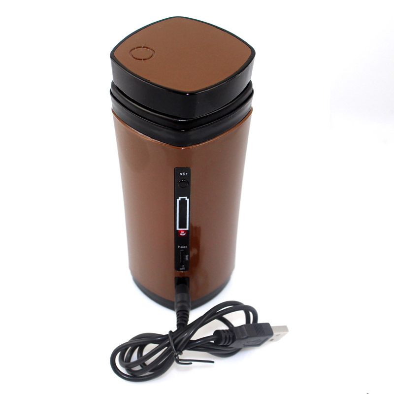 Rechargeable Self Heating Coffee Mug / Rechargeable USB Powered Coffee Tea Cup Mug Warmer 