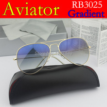 fashion brand new G15 glass lens aviator RB 3025 sunglasses women 3026 men fashion ray Gafas