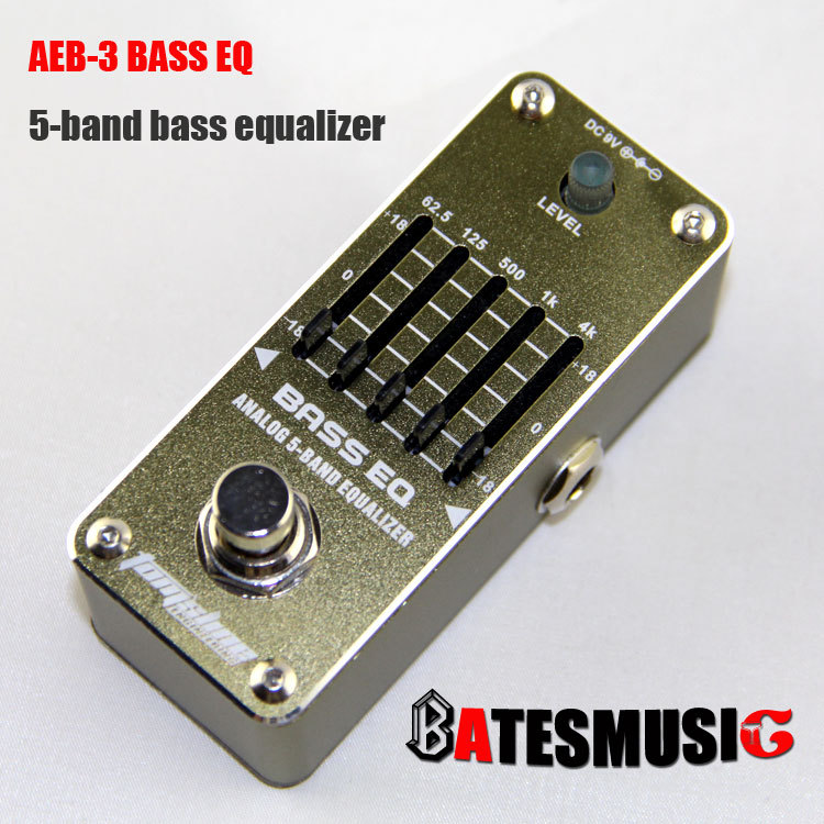 AROMA AEB-3 BASS EQ 5-band bass equalizer  Mini Analogue Effect True Bypass