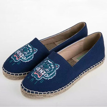 HOT SELLING Fashion woman casual shoes Printing platform Espadrilles shoes luxury leather brands EU 35-40 Fisherman Shoes