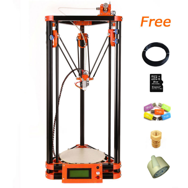 2015 New arrive Auto Leveling Mini Kossel 3d printer Kits Structure Delta 3D Printer