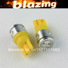 2x Amber Yellow 2.5W W5W T10 168 194 8 SMD LED Interior MAP Dome Reading NUMBER LICENSE PLATE TAG LIGHTS