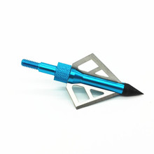 RJ025 6pcs target hunting arrowheads tips arrows hunting archery target for arrow 100 grain hunting arrowheads