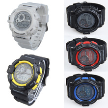Hot Sale Man Boy Wrist Watch Rubber Watchband Adjustable Digital Watches Casual Style