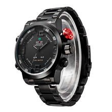 Weide WH2309 Men ‘ s Casual de negocios reloj de lujo del reloj de múltiples funciones Digital fresco Led relojes del cuarzo relojes deportes