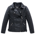 2016 Spring Leather Jackets Boys Girls Clothes Kids 3 13T Brand Children s Jacket PU Leather