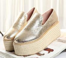 HOT Selling 2015 NEW style women platform shoes gold Silvery fashion high heels shoes zapatos mujer Drop ship Promotions
