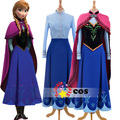 2016 princess anna elsa princess dress princess anna costume adult snow grow princess anna cosplay costume