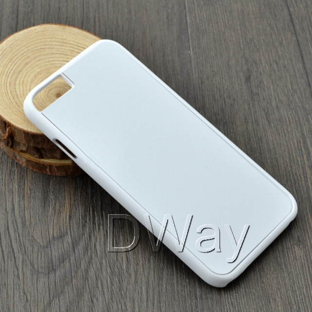 Hard Plastic Matte Oil 2D DIY Sublimation Blank Cover Case For iPhone 6 4.7inch With Aluminium Plate 100PCS/LOT