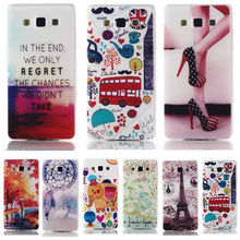 Ultra Thin Soft Plastic Case Painted Silicone Cover With various Patterns For Samsung Galaxy A5 A5000 A5009  TPU Cell Phone Bags