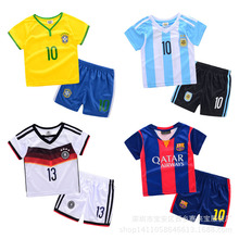 High quality breathable baby boy girls clothing set summer children s clothes boys sport kids football