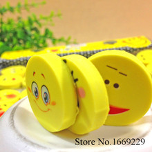 Free shipping 1pc New Lovely Funny Smile Face Eraser Novelty erasers for kids kawaii Rubber Eraser small size kids Gifts