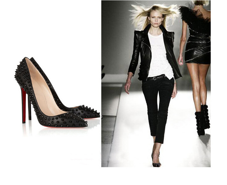 Compare Prices on Red Bottom Studded Spike Heels- Online Shopping ...