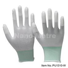 NMSAFETY12 Pieces PU antistatic gloves nylon gloves coated gloves
