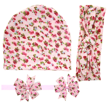 1lot newborn hat girls boys baby infant cotton children caps brand of candy beautiful beanies of