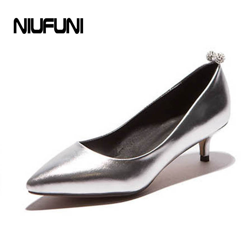 cheap silver low heels