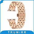 22mm 24mm Stainless Steel Watchband Butterfly Buckle Band Strap Bracelet for iWatch Apple Watch Sport Edition